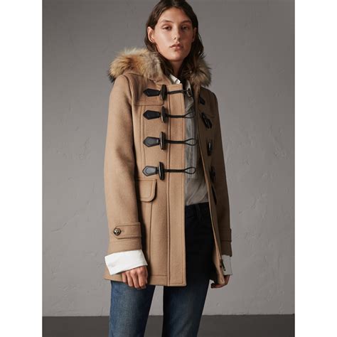 burberry duffle coat women's.